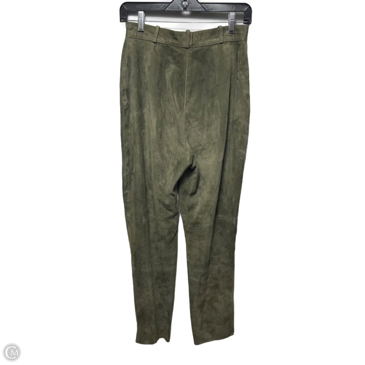 100% Suede Pants By Carlisle In Green, Size: 4