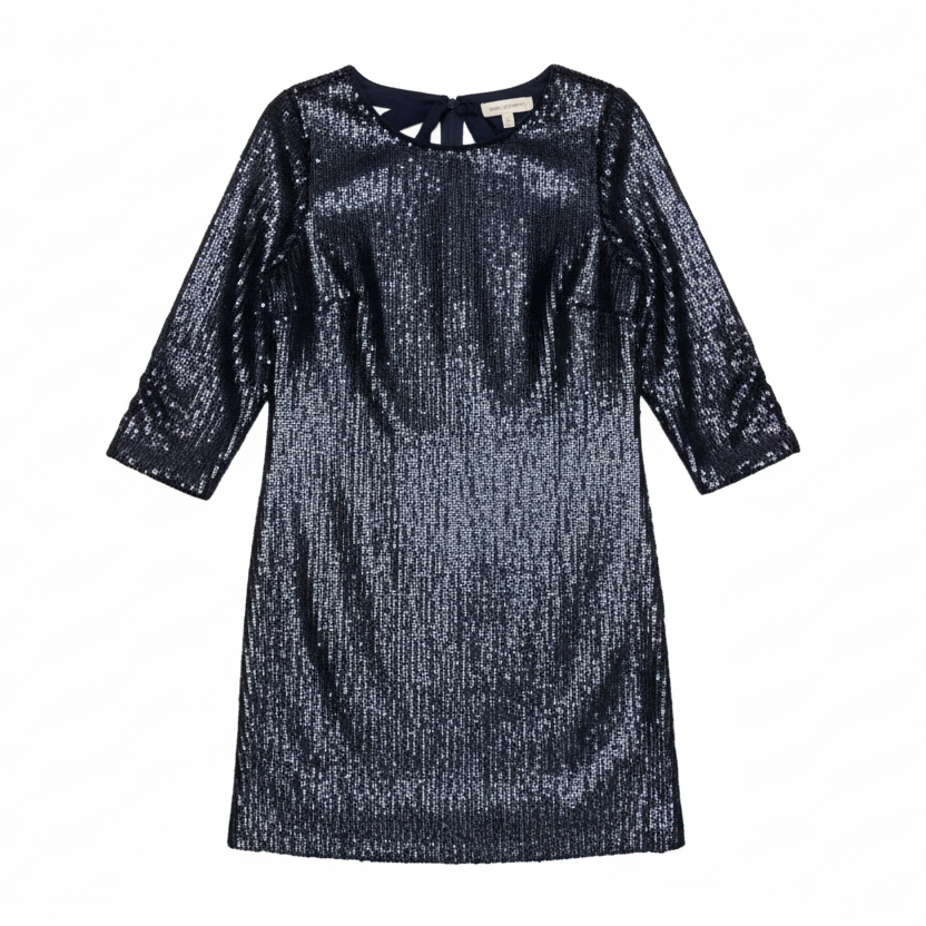 Sequin Shift Mini Dress By J. Crew In Blue, Size: 00