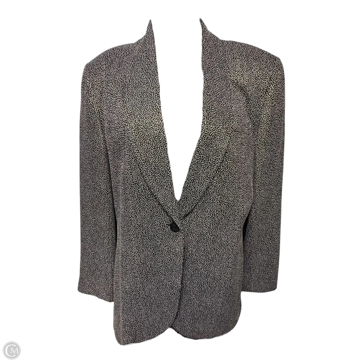 Vintage 3pc Suit By Tamotsu New York In Black & Gold, Size: S