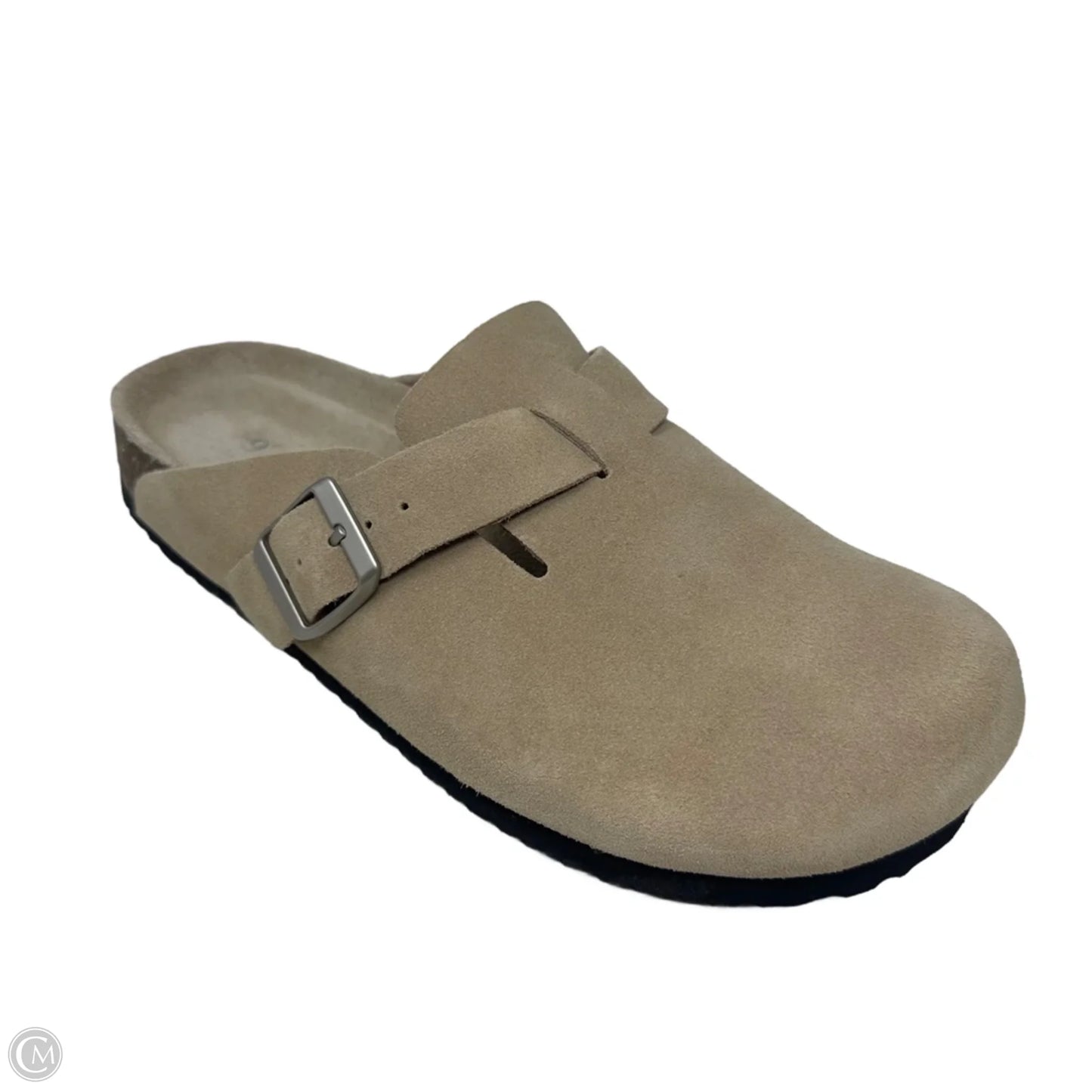 Water Repellent Suede Clog Mules By Quince In Dune, Size: 9