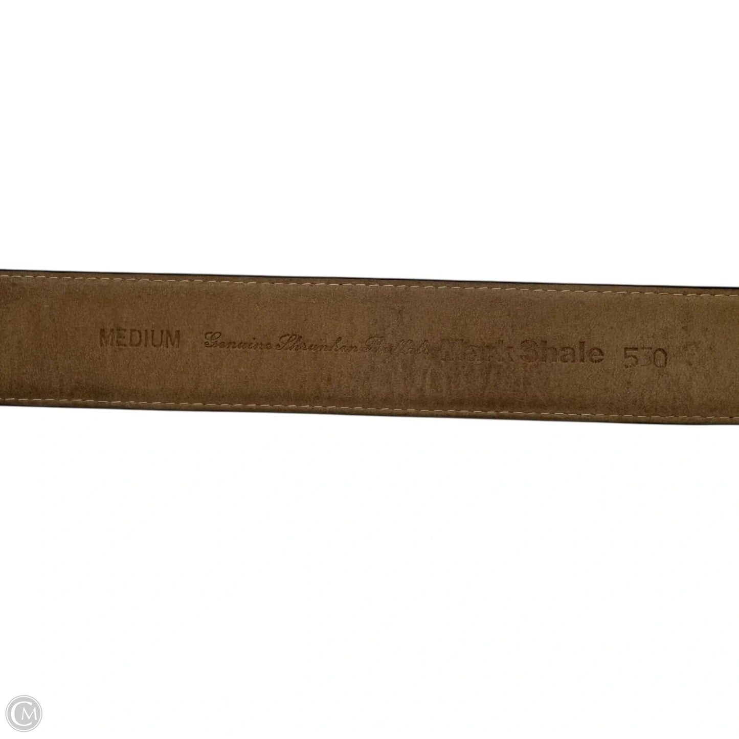 Buffalo Belt Leather By Mark Shale, Size: Medium