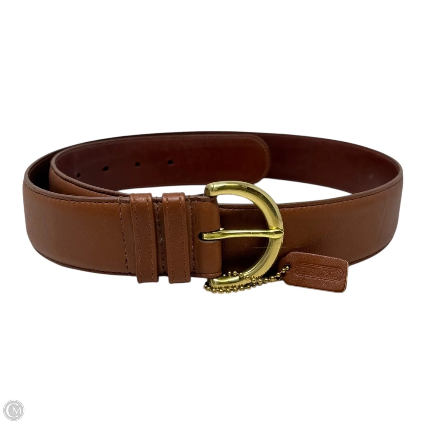 Belt Leather By Coach, Size: Large