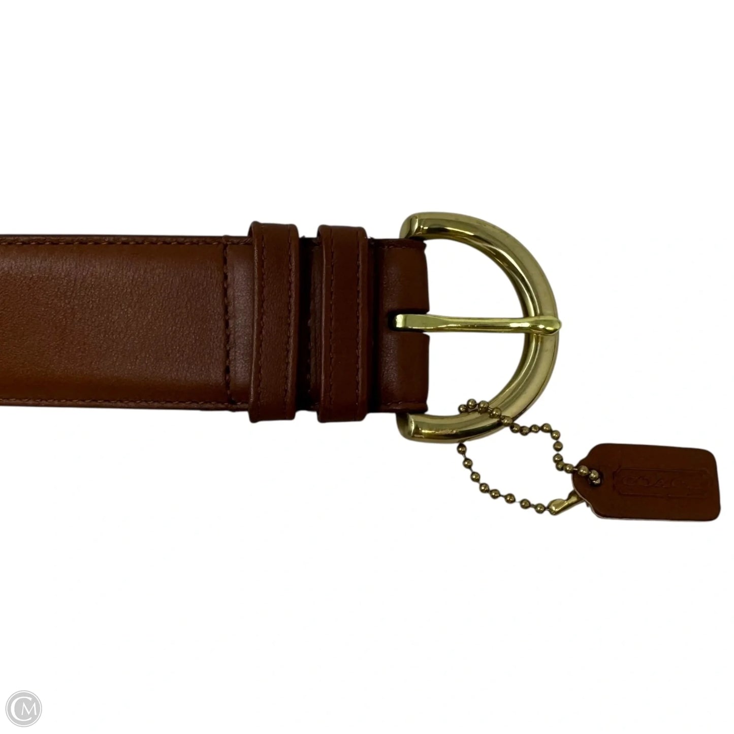 Belt Leather By Coach, Size: Large