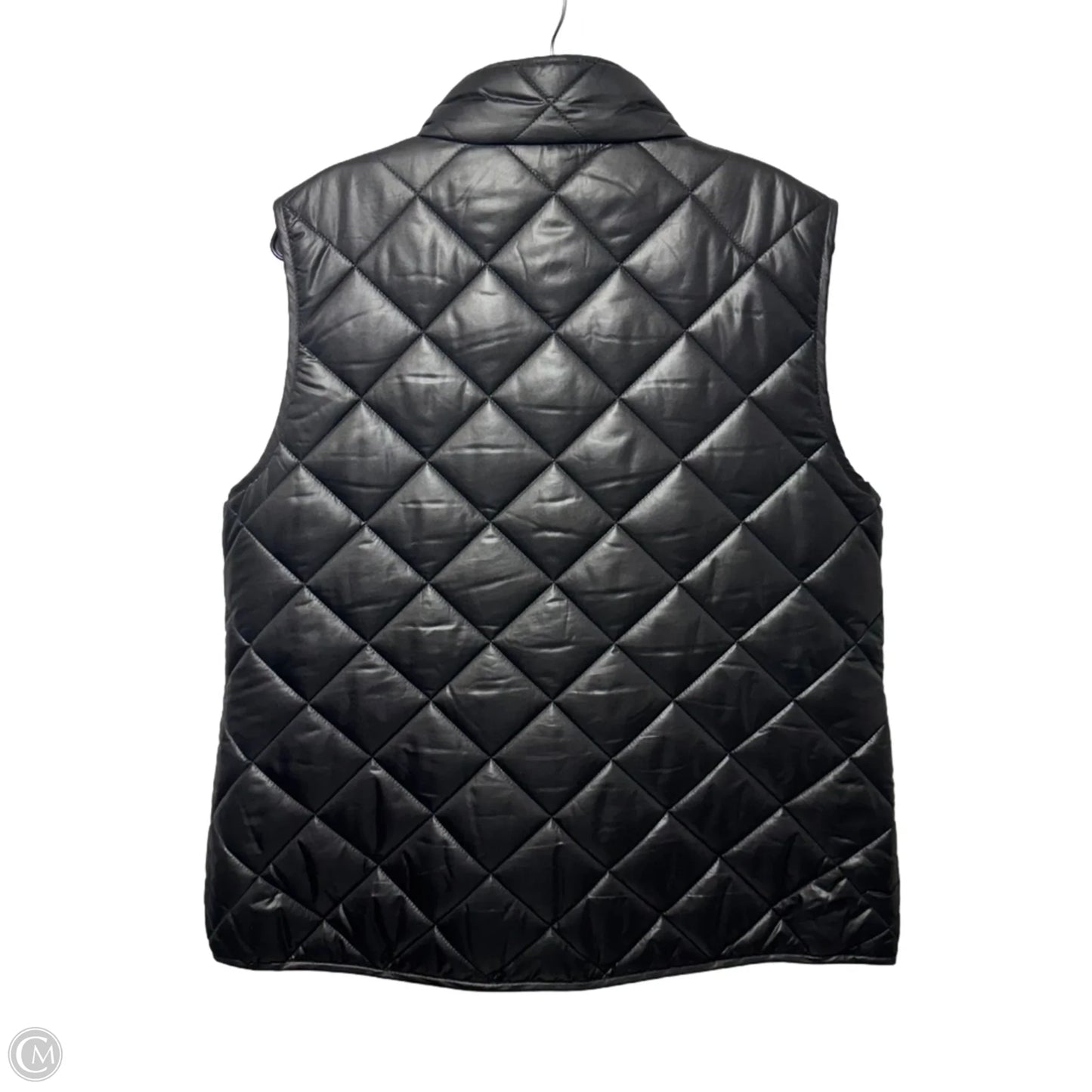 Quilted Vest Designer By Kate Spade In Black, Size: XL