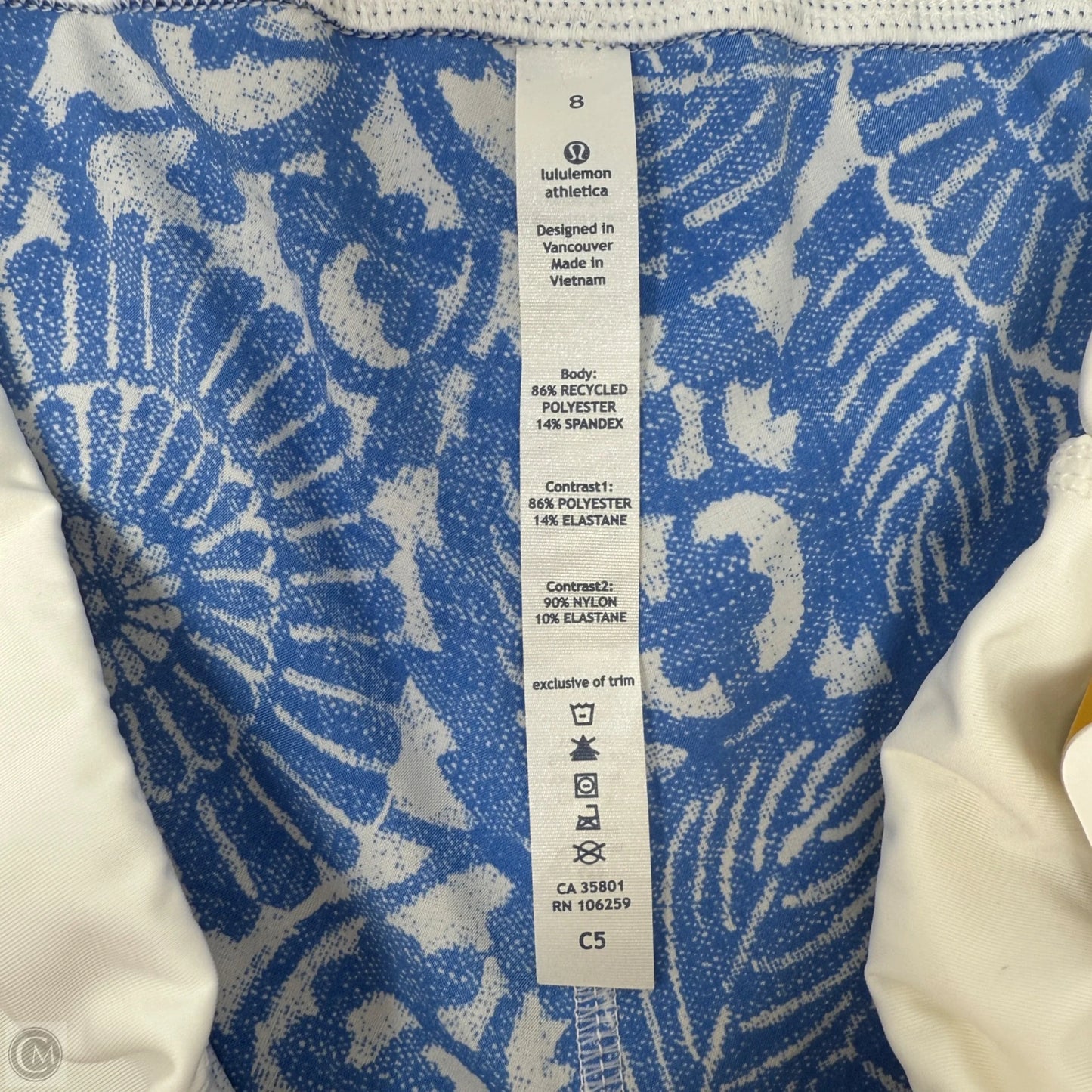 Reversible Flip Out Board Shorts By Lululemon In Blue, Size: 8