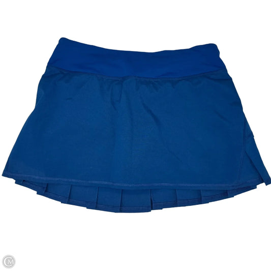 Athletic Skort By Lululemon In Blue, Size: 6