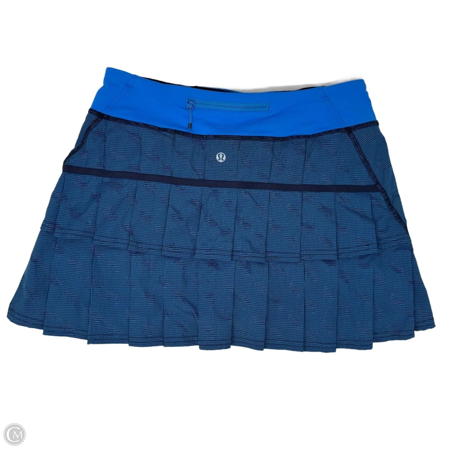 Athletic Skort By Lululemon In Blue, Size: 6 Tall