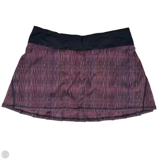 Athletic Skort By Lululemon In Multi-colored, Size: 8