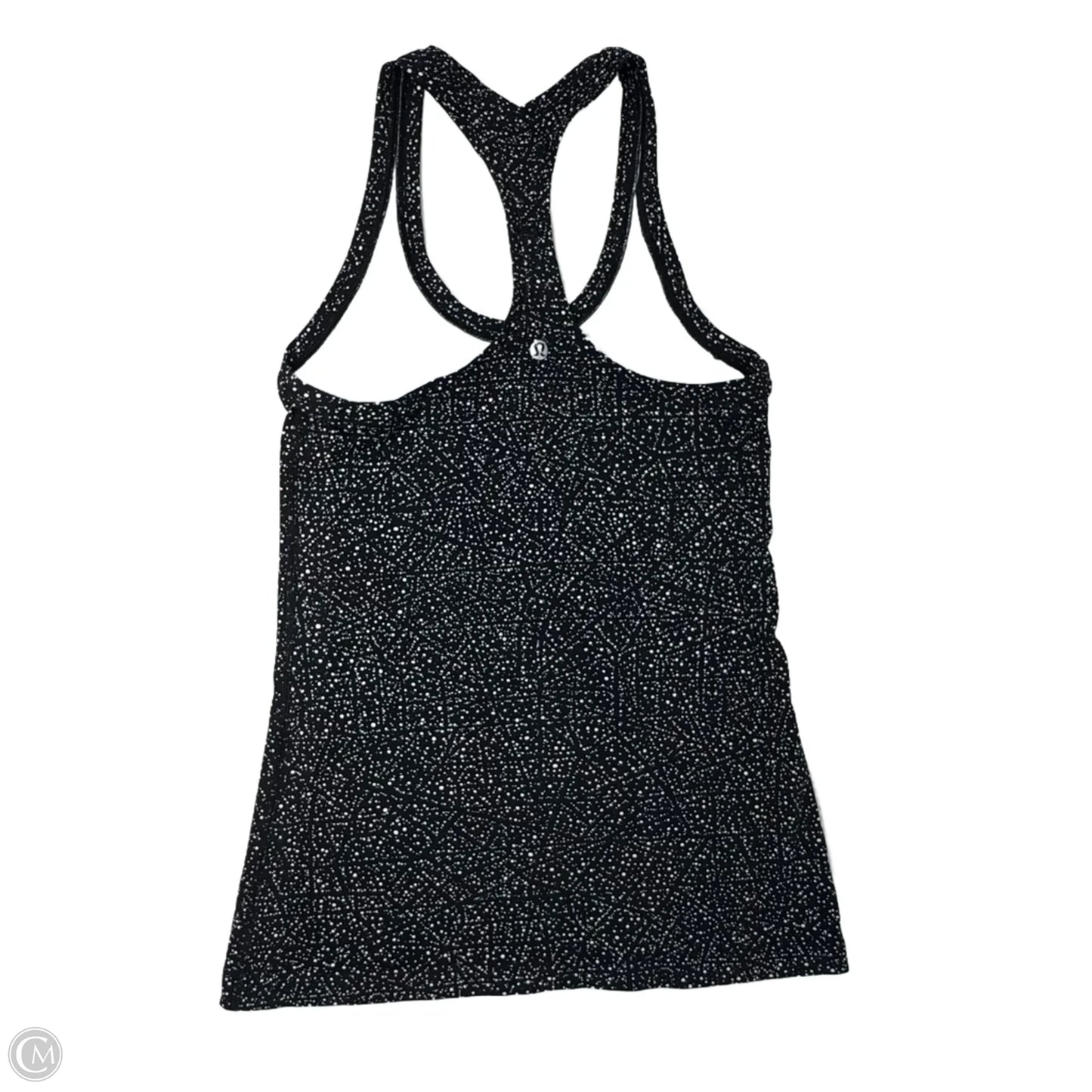 Athletic Tank Top By Lululemon In Black & White, Size: 6