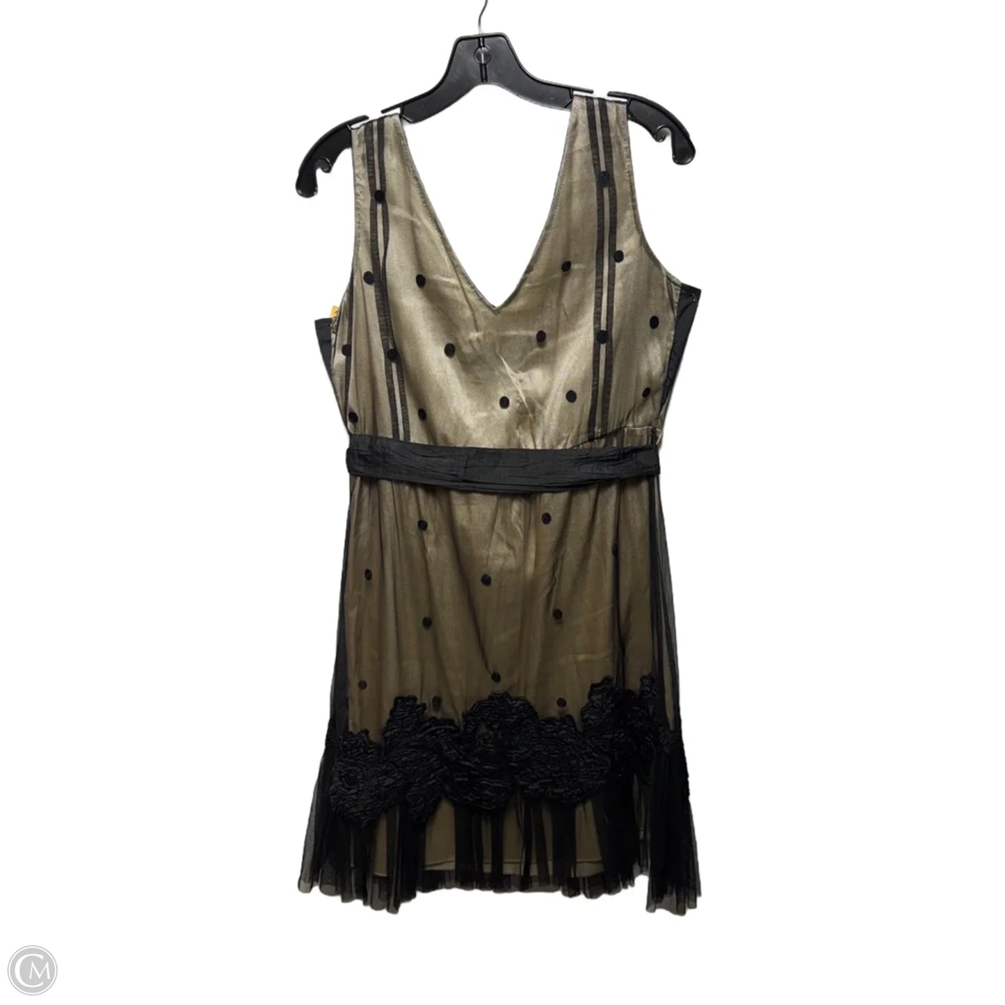 Mesh & Lace Cocktail Dress By Yoana Baraschi X Anthropologie In Black, Size: 6