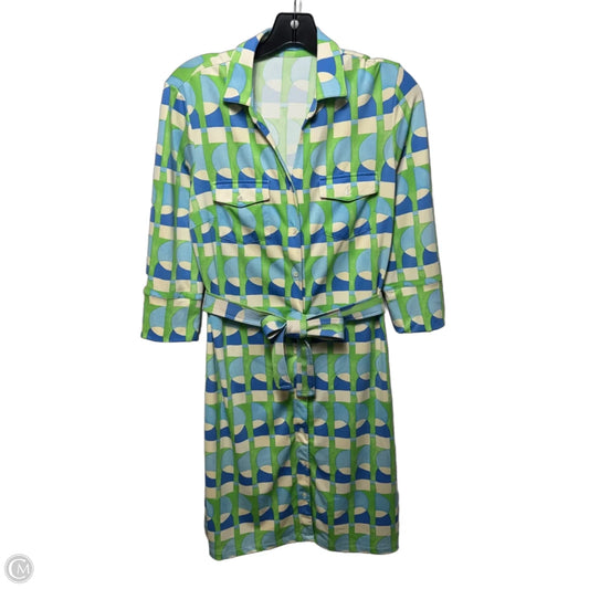 Dress Casual Short By J Mclaughlin In Geometric Pattern, Size: M