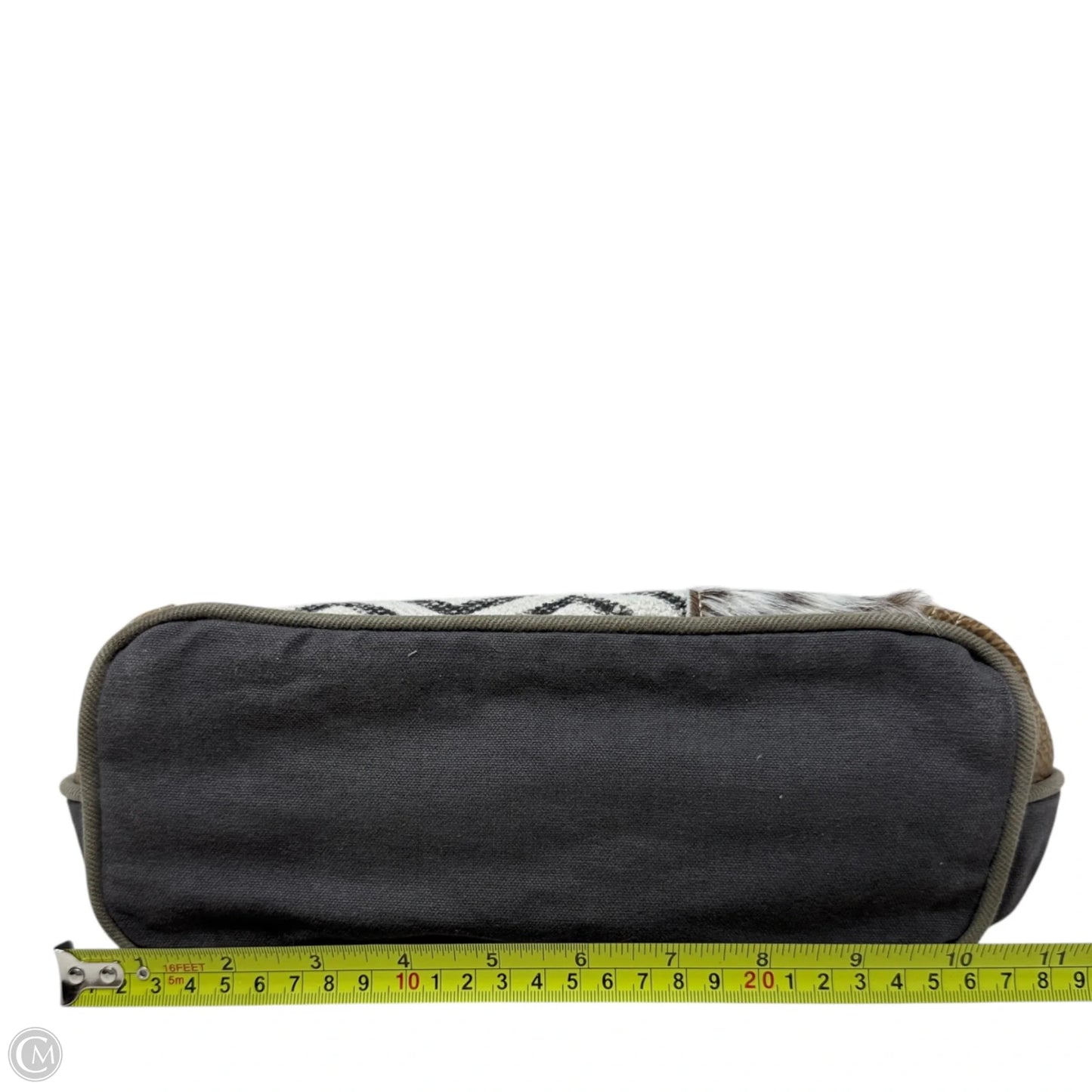 Handbag Leather By Myra, Size: Medium