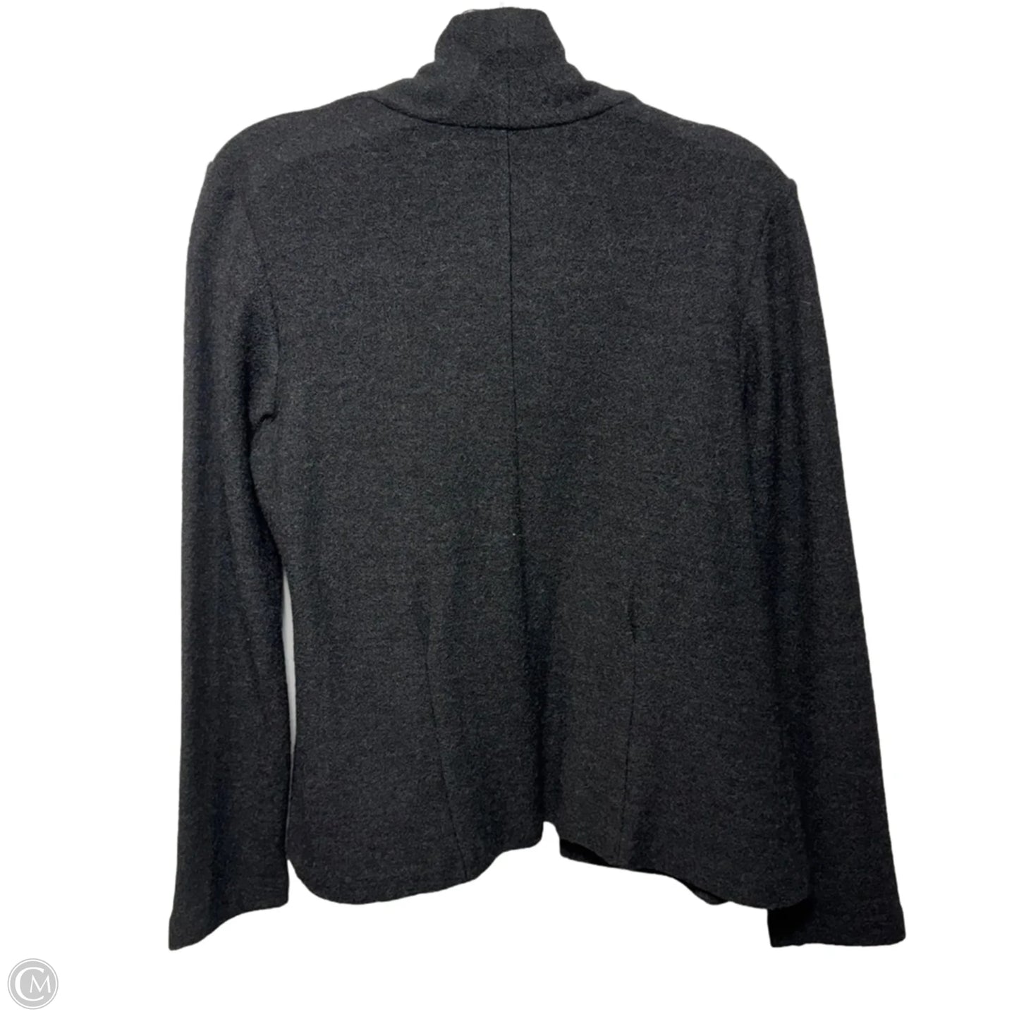 Wool Blazer By Eileen Fisher In Grey, Size: S