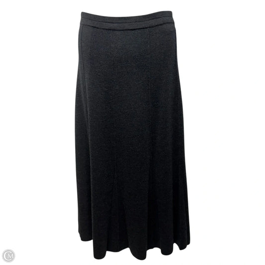 Wool Skirt Maxi By Eileen Fisher In Grey, Size: S