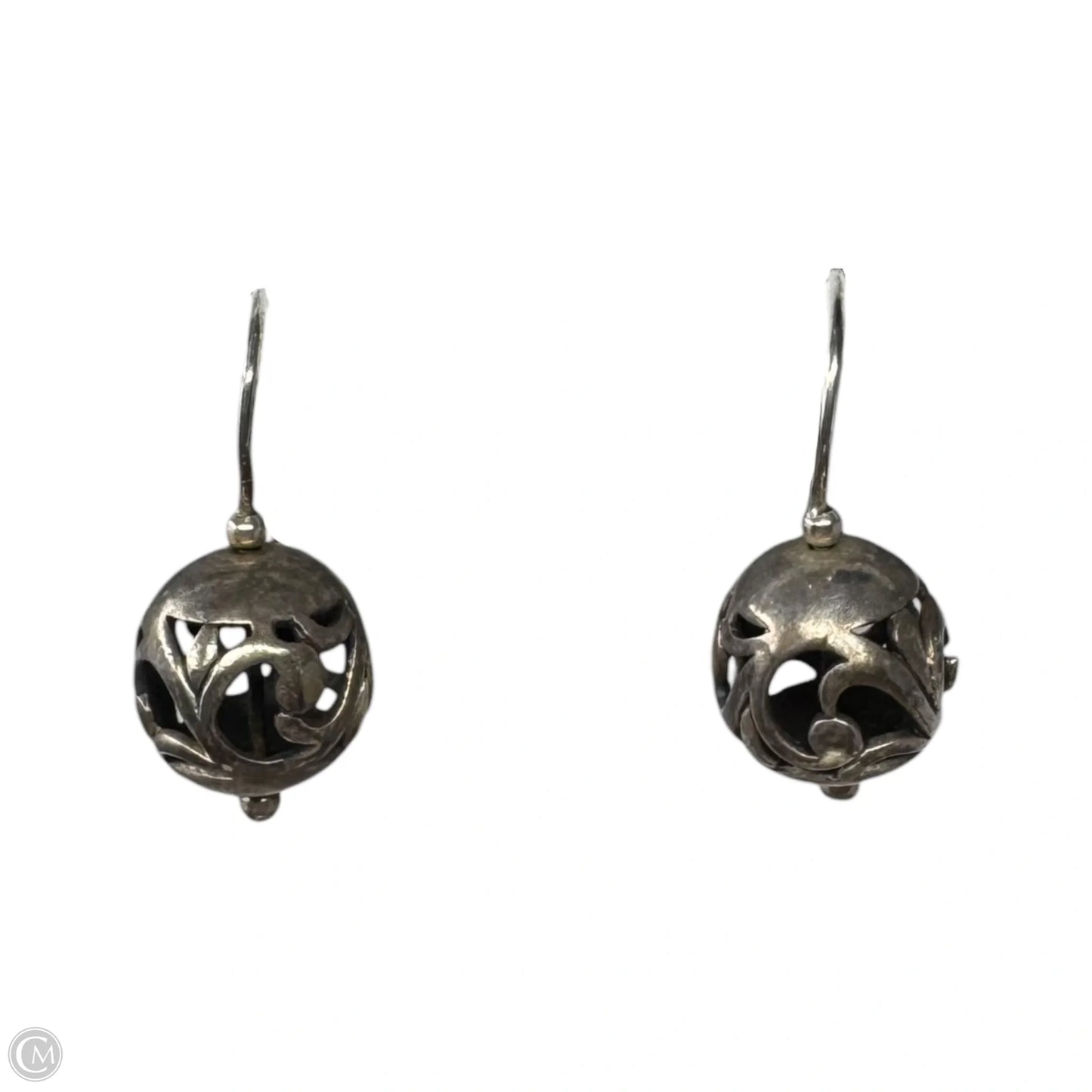 Filigree Ball Dangle Earrings Sterling Silver By Silpada