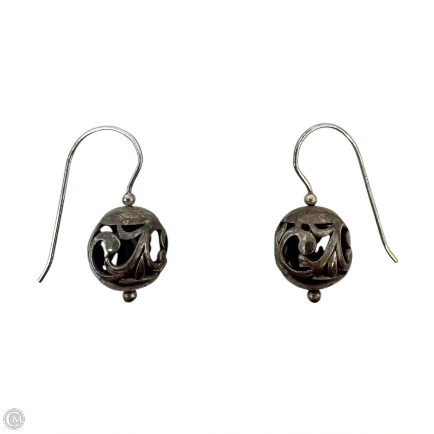 Filigree Ball Dangle Earrings Sterling Silver By Silpada