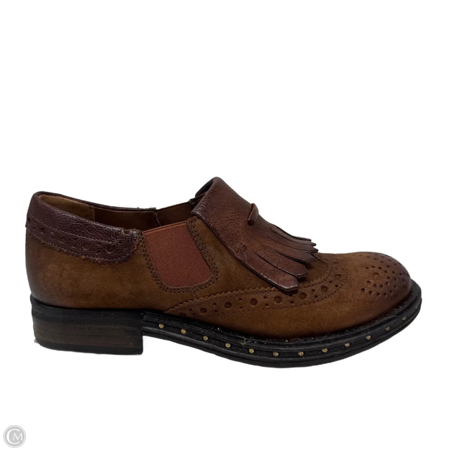 Sasha Kiltie Loafer Shoes Flats By A.S. 98 In Brown, Size: 6