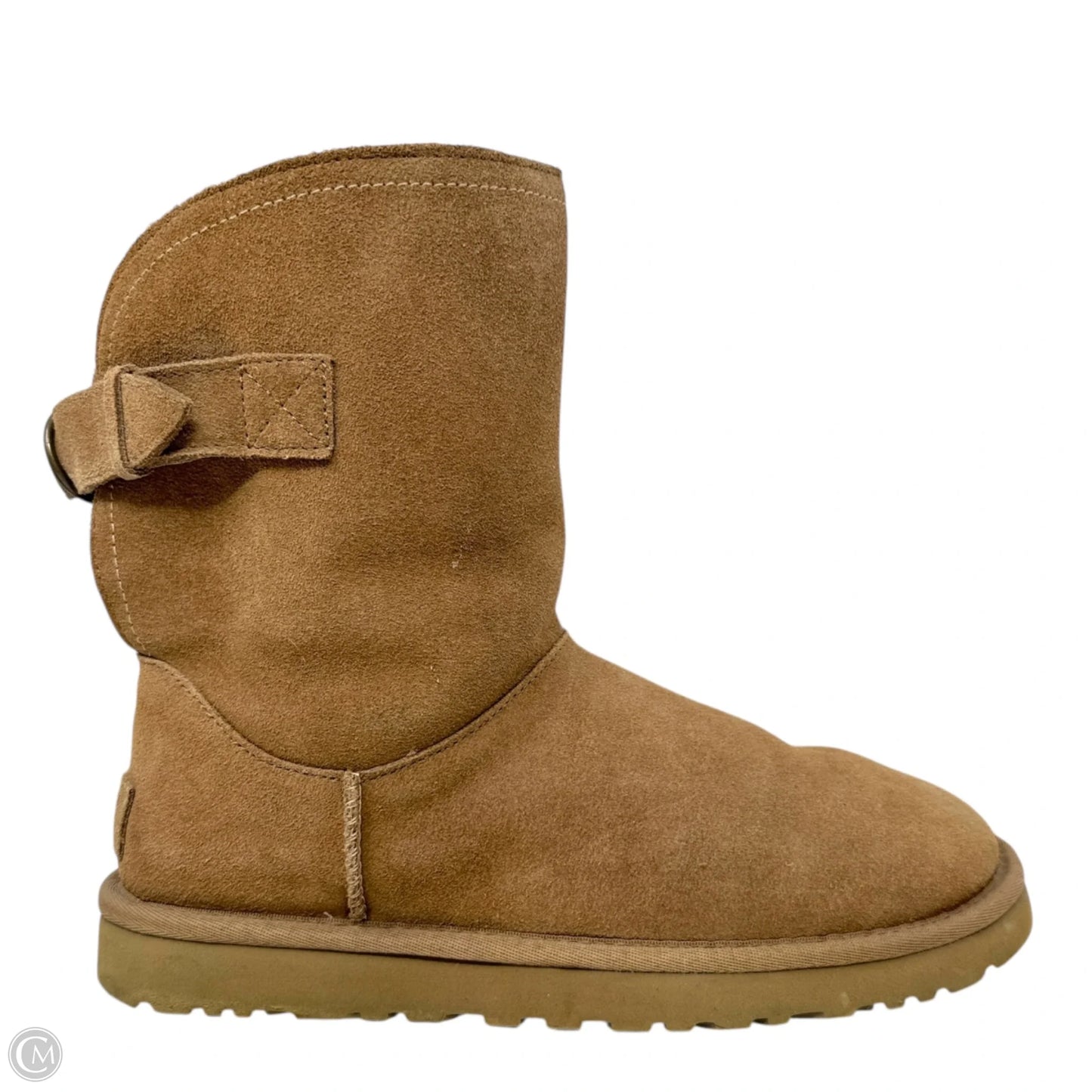 Remora Buckle Boots Designer By Ugg In Chestnut, Size: 8