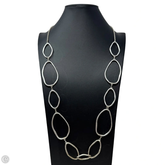 Abstract Oval Necklace Long By The Sak