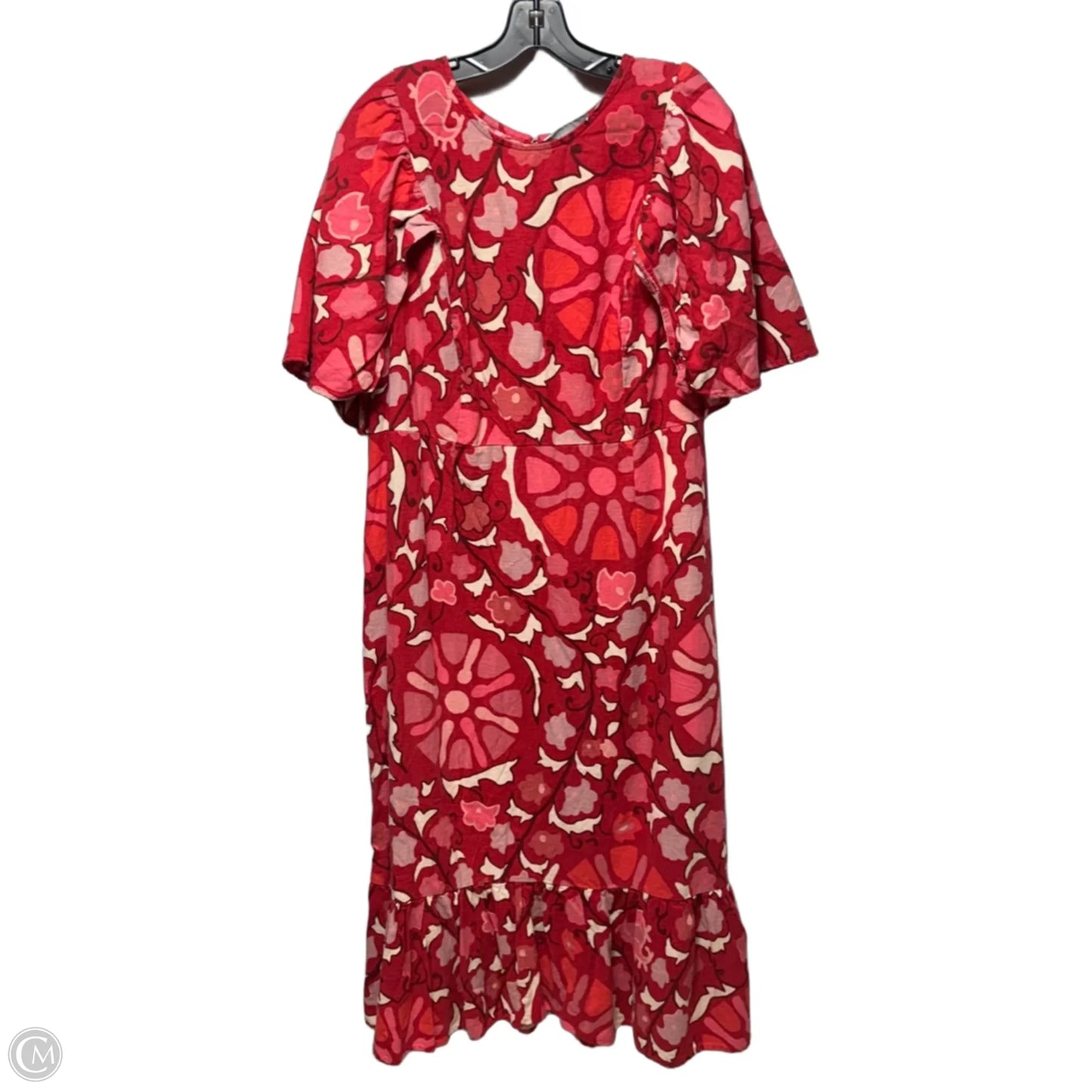 Linen Blend Dress Casual Maxi By Rhode for Target In Red, Size: 22