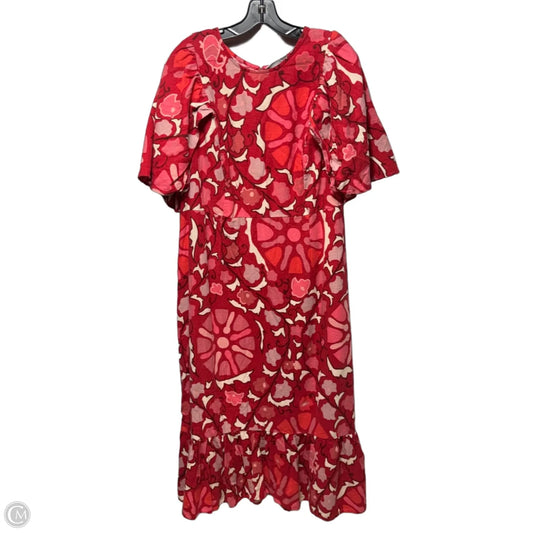 Linen Blend Dress Casual Maxi By Rhode for Target In Red, Size: 22