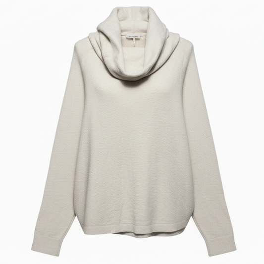 Cozy Chic Ultra Lite Coastal Cowl Neck Tunic By Barefoot Dreams In Cream, Size: 1X