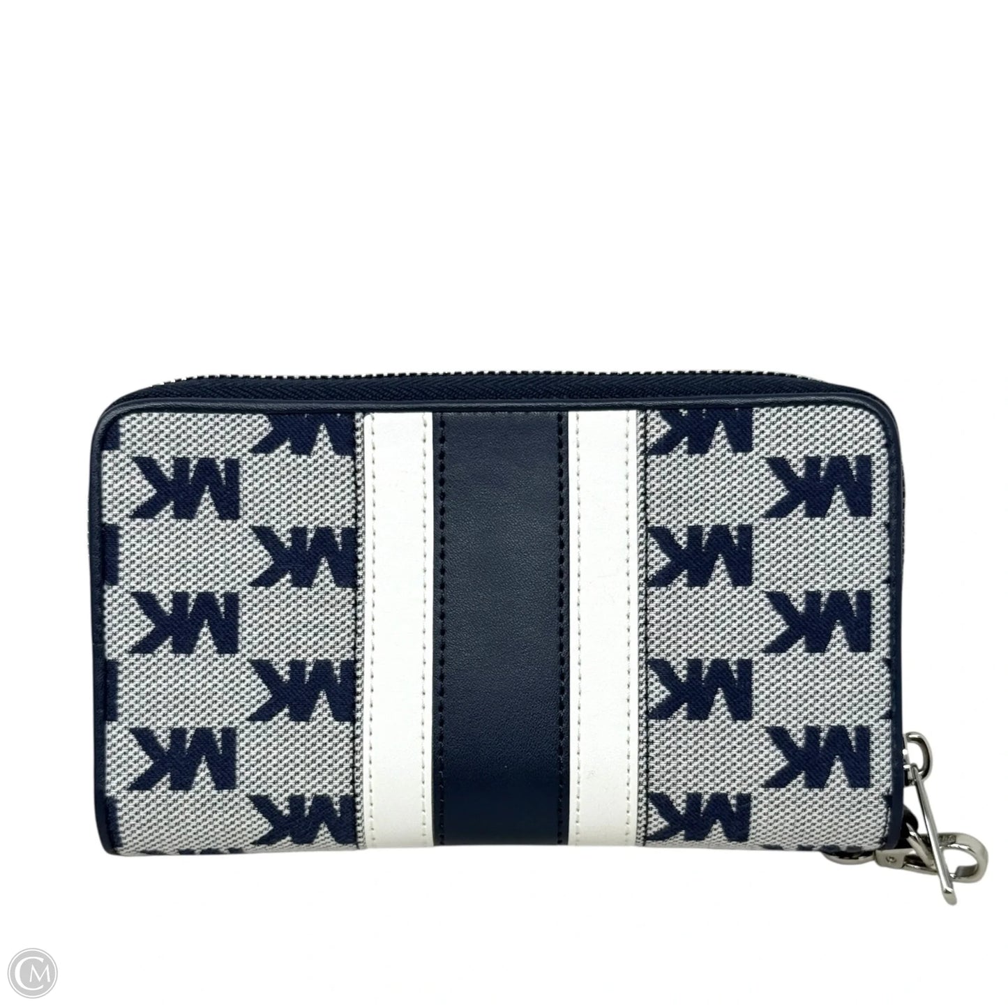 Jet Set Travel Large Striped Logo Jacquard Smartphone Wristlet By Michael By Michael Kors, Size: Medium
