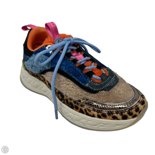 Kensington Leopard Sneakers Designer By Kurt Geiger In Multi-colored, Size: 6.5