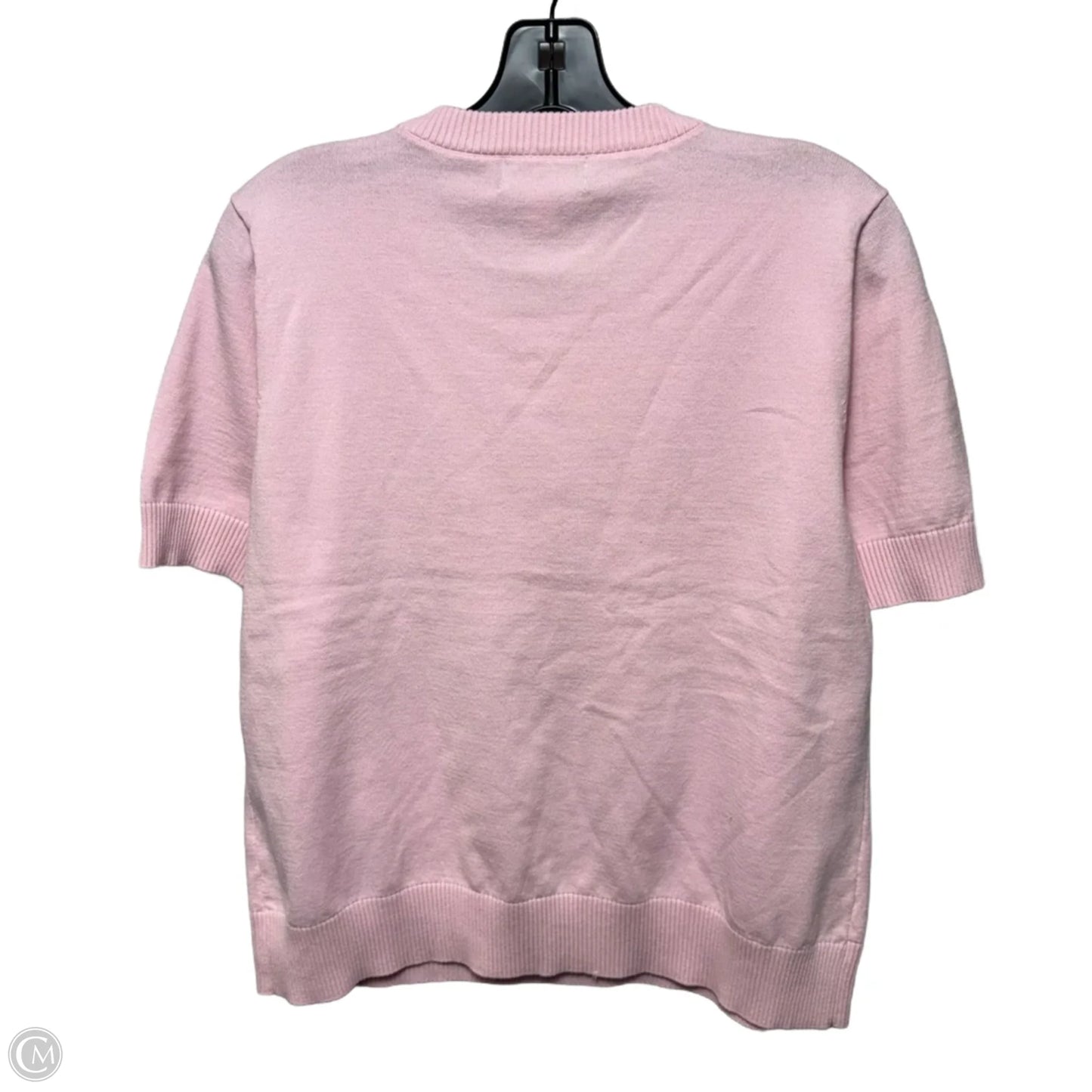 Bonjour Sweater Designer By Karl Lagerfeld In Pink, Size: L