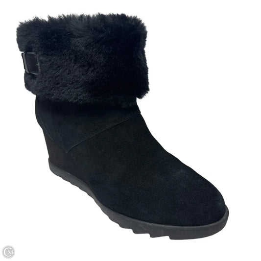 Elladine Wedge Ankle Boots By Koolaburra By Ugg In Black, Size: 9.5