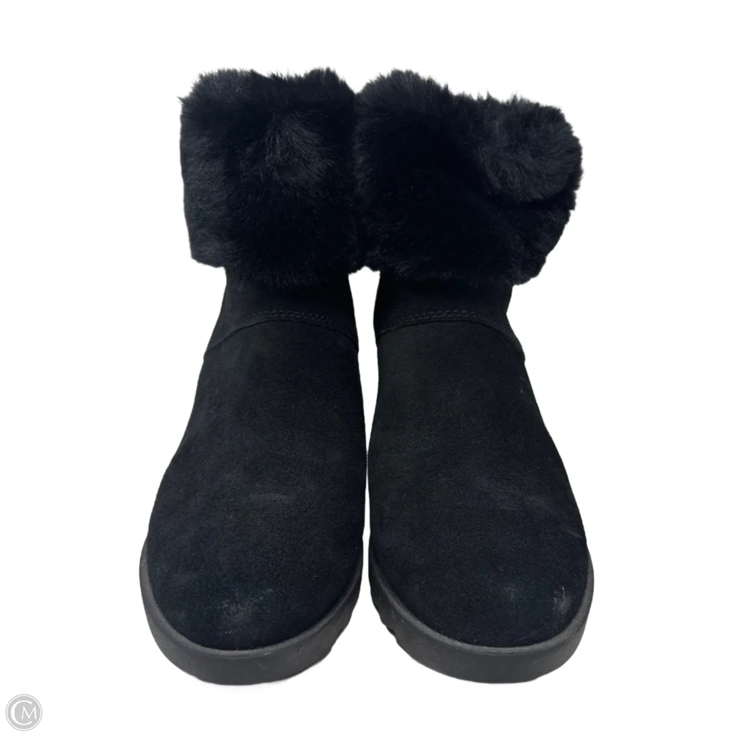 Elladine Wedge Ankle Boots By Koolaburra By Ugg In Black, Size: 9.5