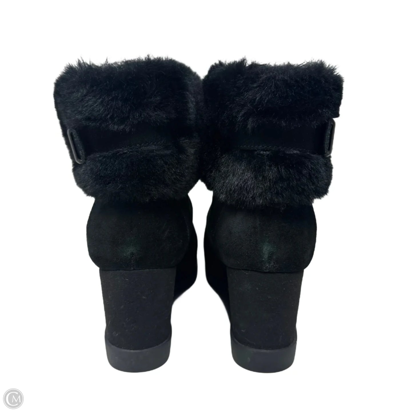 Elladine Wedge Ankle Boots By Koolaburra By Ugg In Black, Size: 9.5