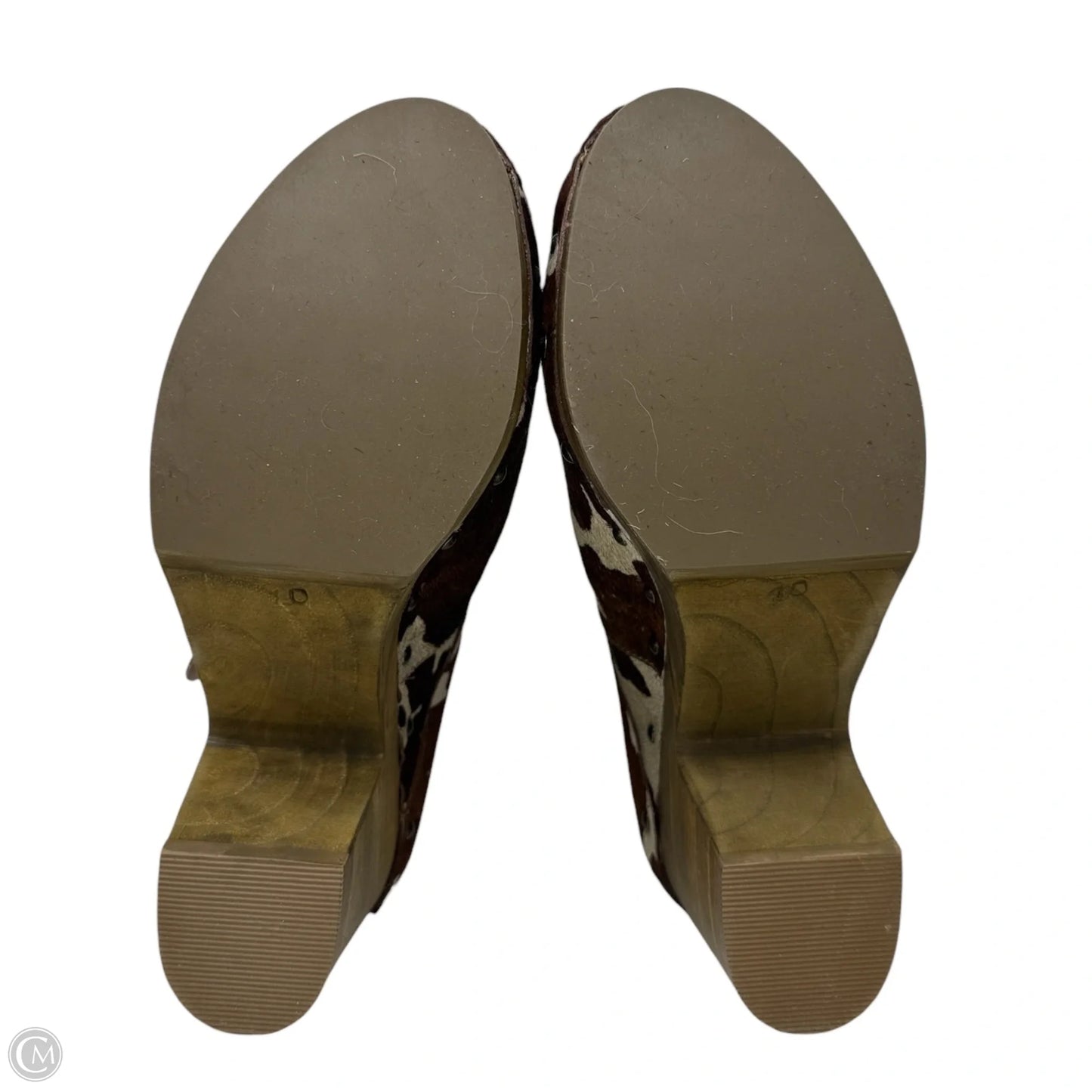 Stevie Cowhide Clogs By Matisse In Animal Print, Size: 10
