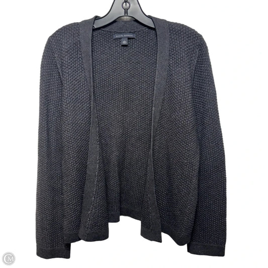 Sweater Cardigan By Banana Republic In Grey, Size: L