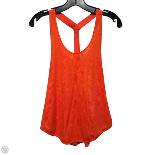 Mesh Athletic Tank Top By Free People In Orange, Size: S