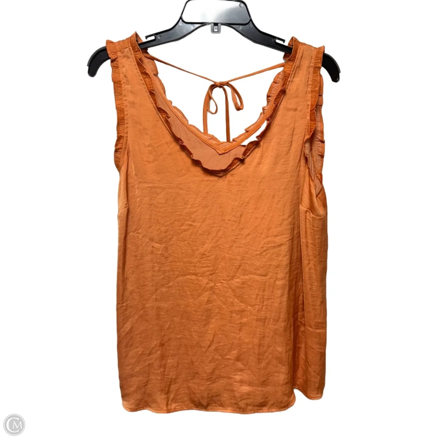 Top Sleeveless By Lauren Conrad In Orange, Size: L