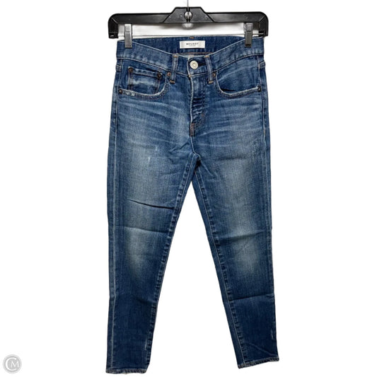Jeans Skinny By Moussy In Blue Denim, Size: 0/24