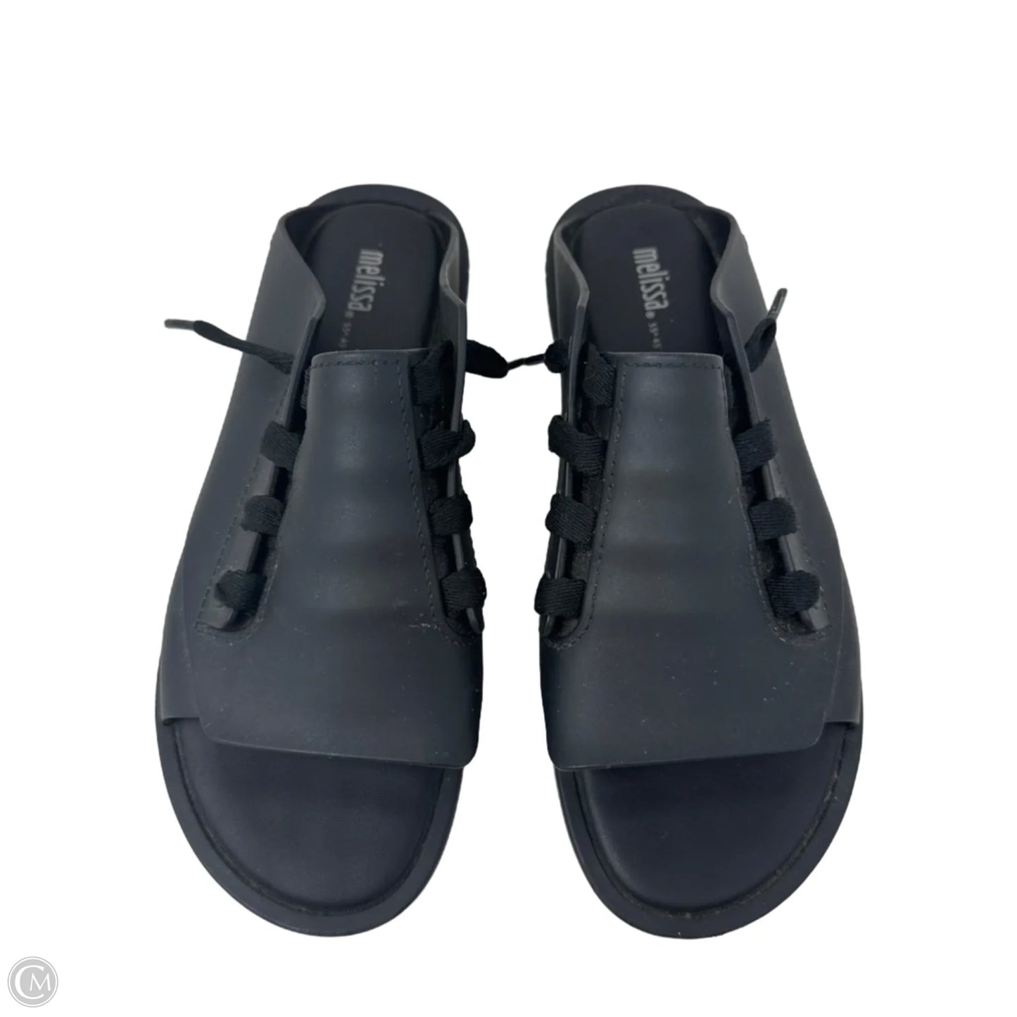 Ulitsa Slide Sandals By Melissa In Black, Size: 8