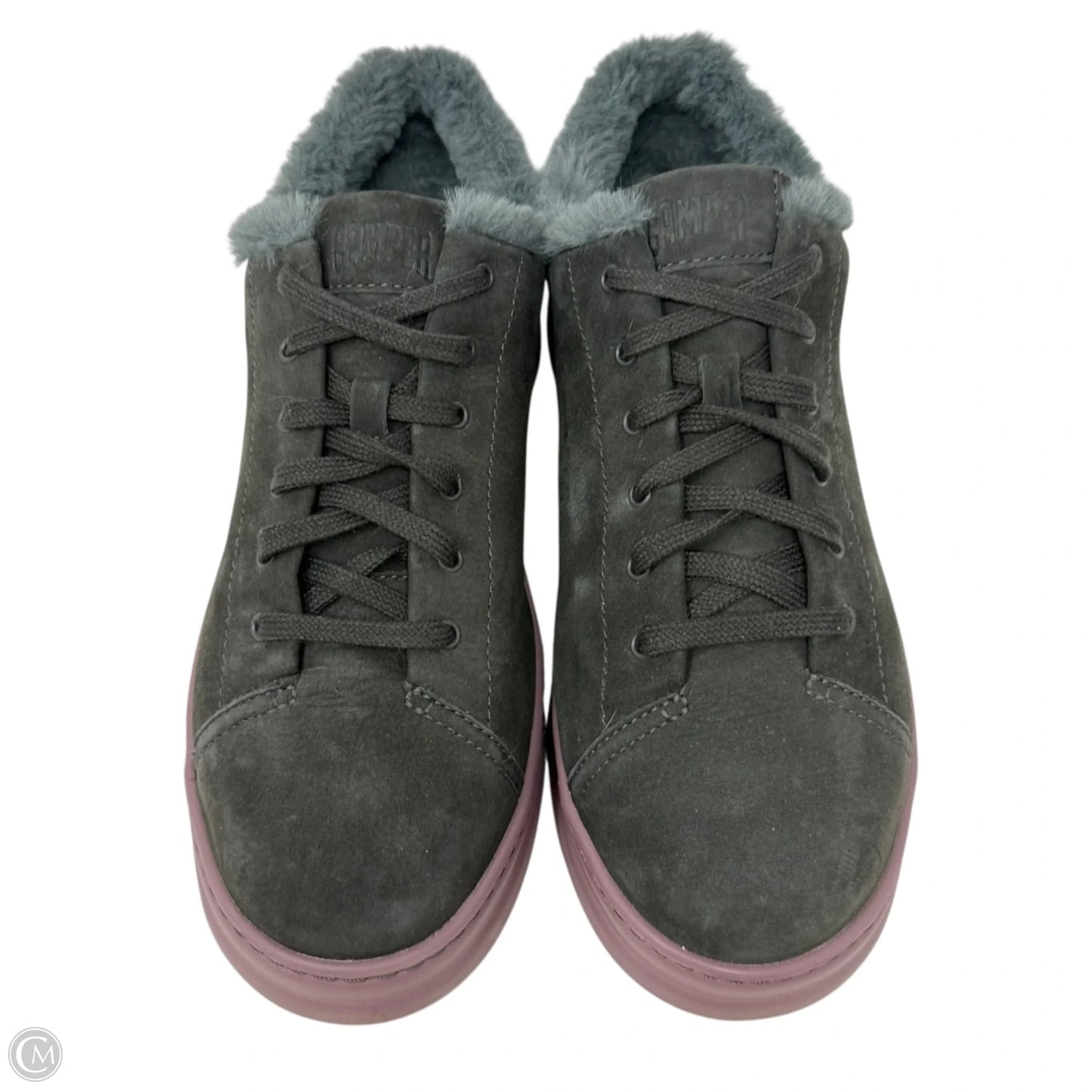 Runner Up Sneakers By Camper In Grey & Purple, Size: 11