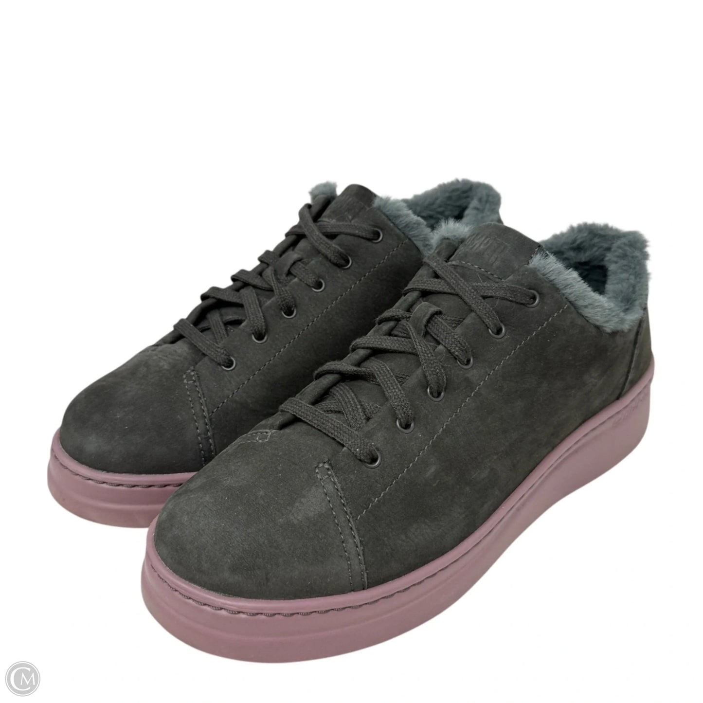 Runner Up Sneakers By Camper In Grey & Purple, Size: 11