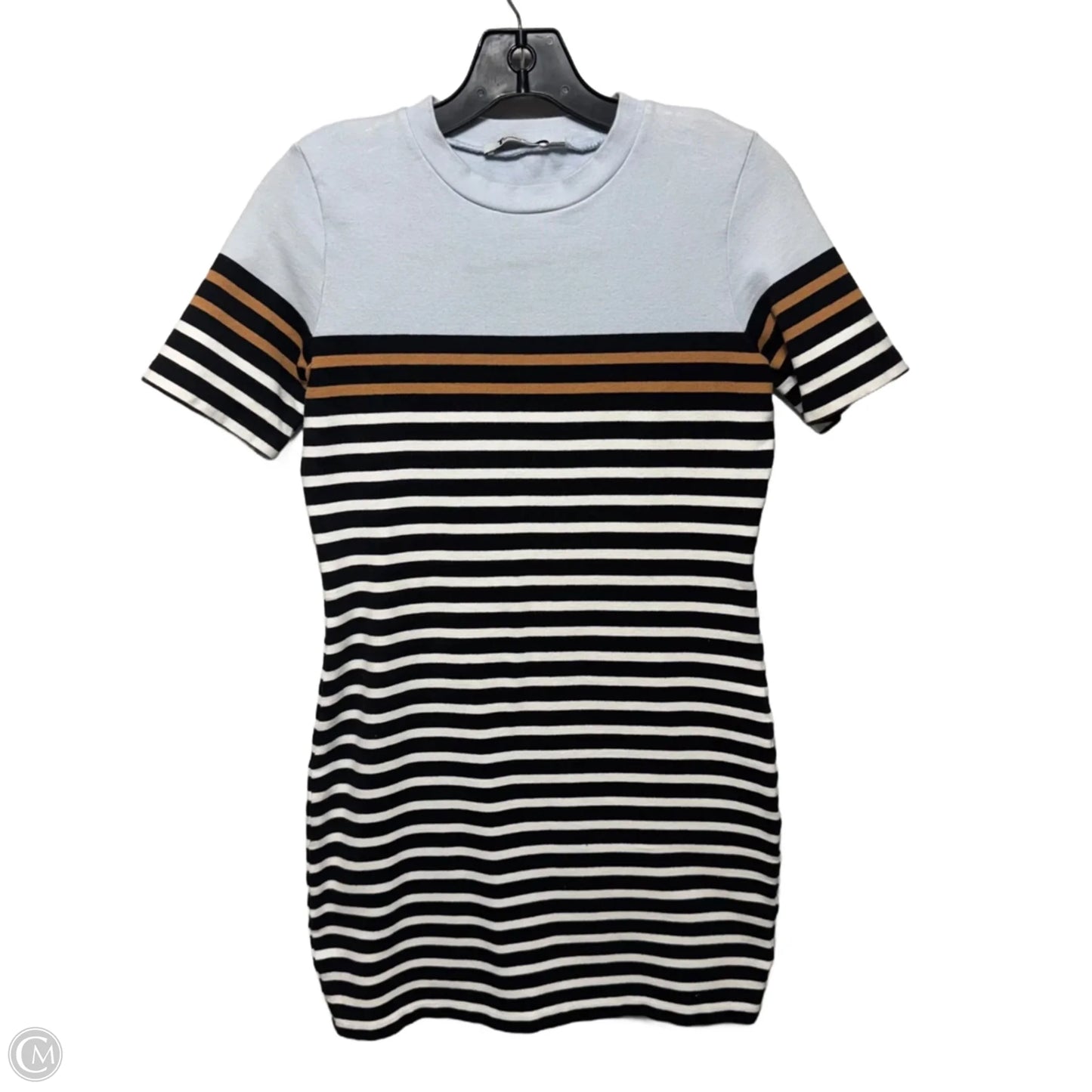 Knit Dress Luxury Designer By T Alexander Wang In Striped Pattern, Size: M