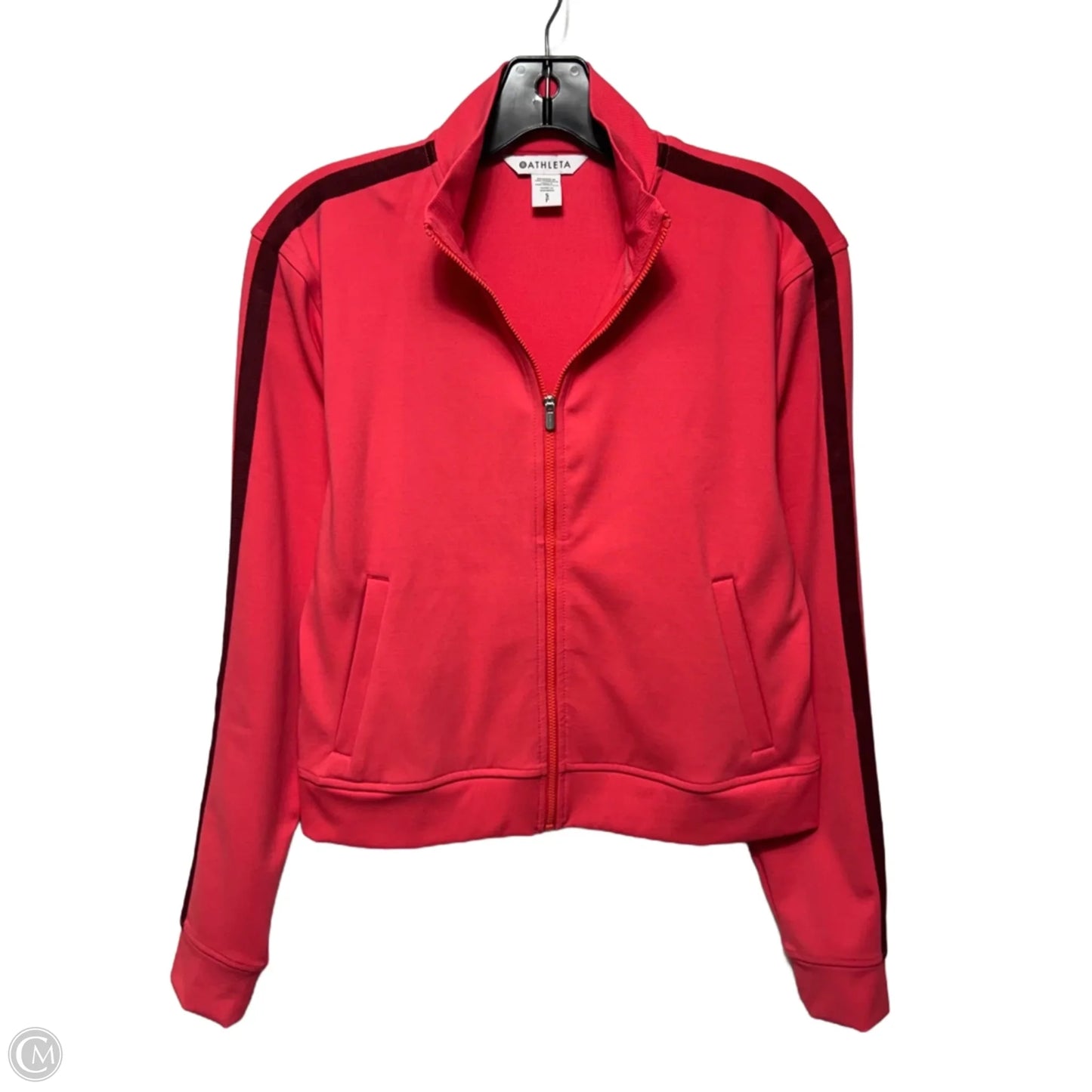 Athletic Jacket By Athleta In Coral, Size: S