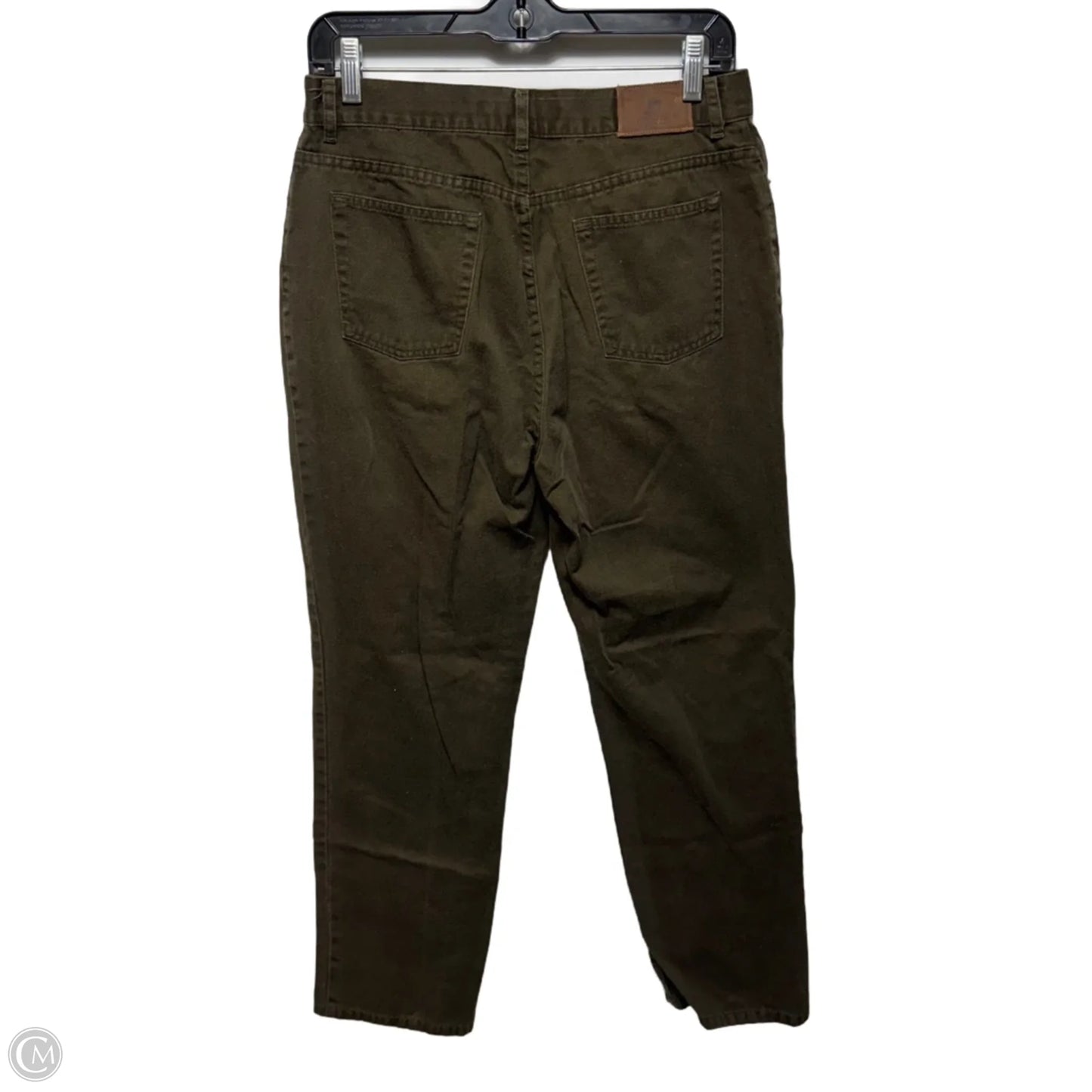 Jeans Straight By Lauren By Ralph Lauren In Green, Size: 8p