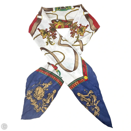 Baroque Crest Equestrian Square Scarf Luxury Designer By Nicole de Beauvoir