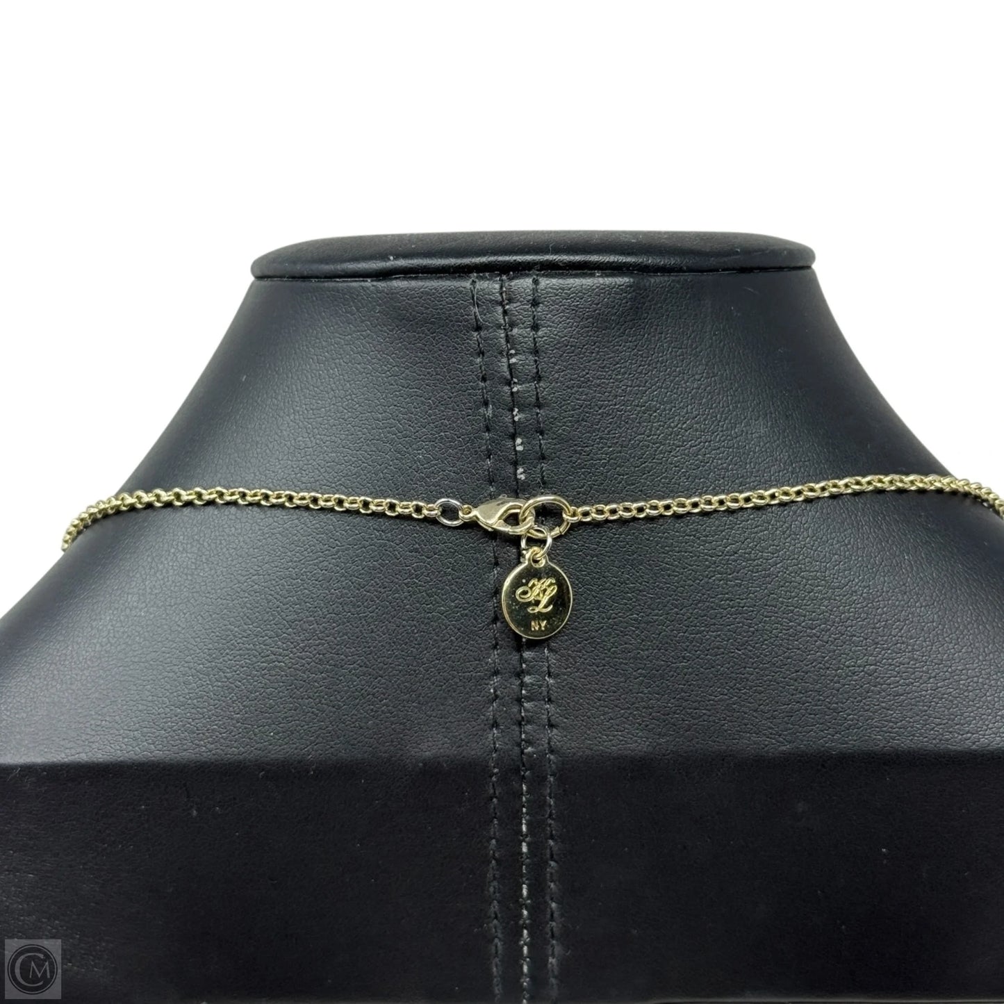 Dalmatian Stone Beaded Tassel Necklace Pendant By Kenneth Lane