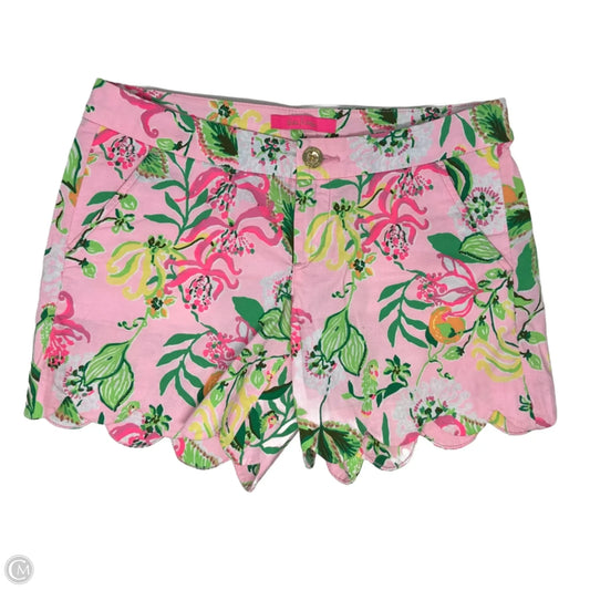 Buttercup Stretch Shorts Designer By Lilly Pulitzer In Via Amore Spritzer, Size: 0