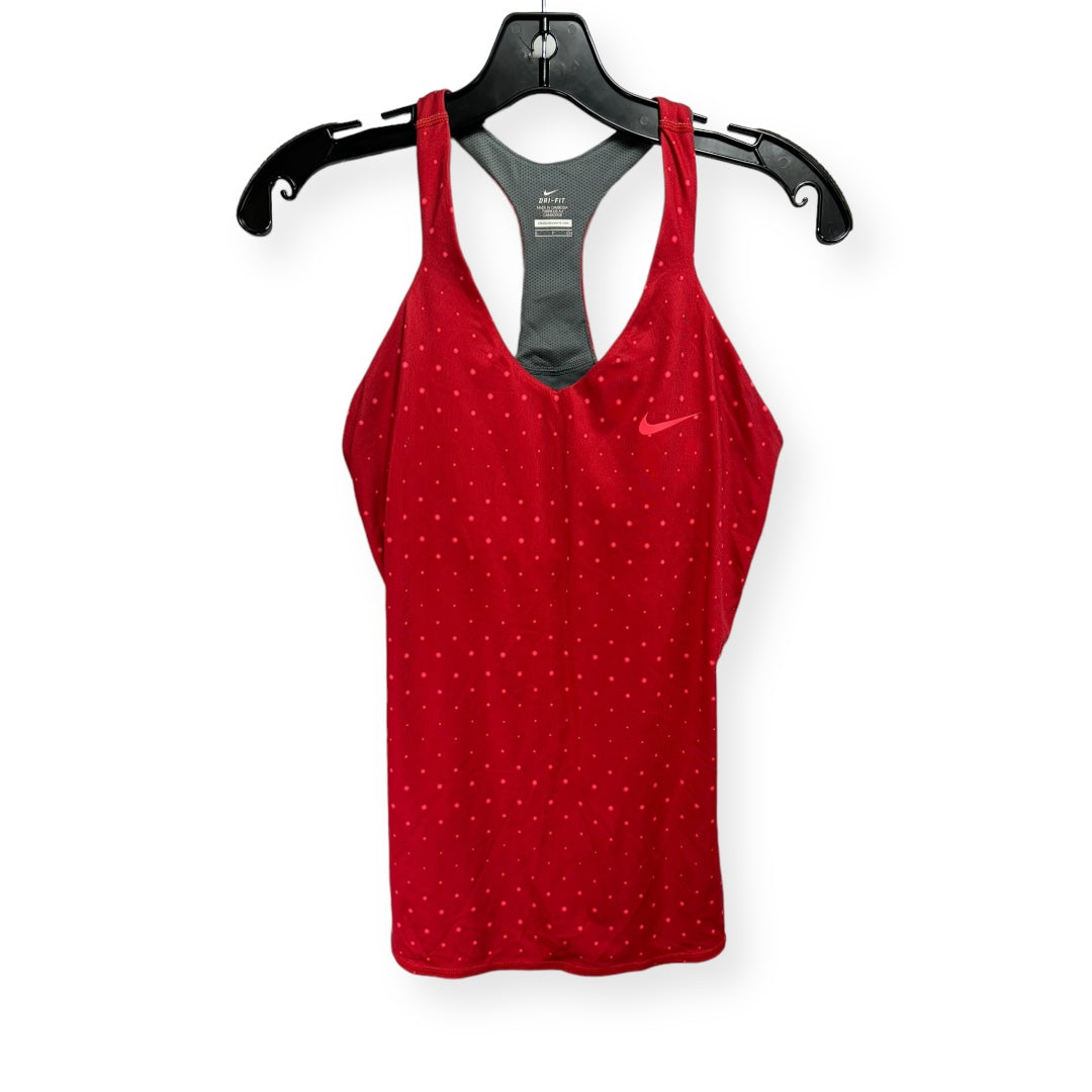 Red Athletic Tank Top Nike Apparel, Size S