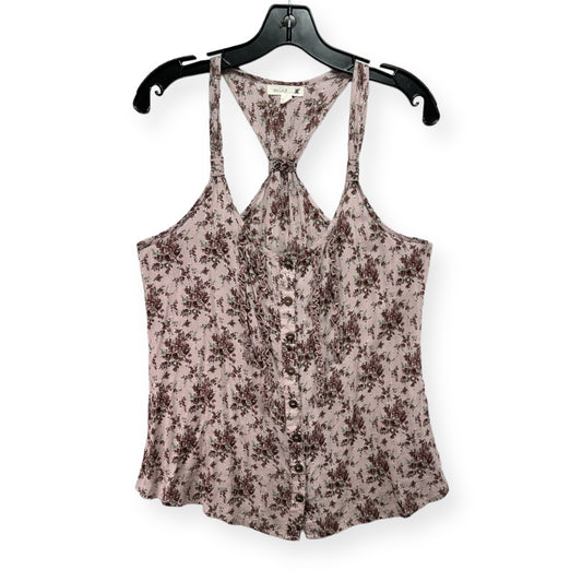 Purple Top Sleeveless Mine, Size L