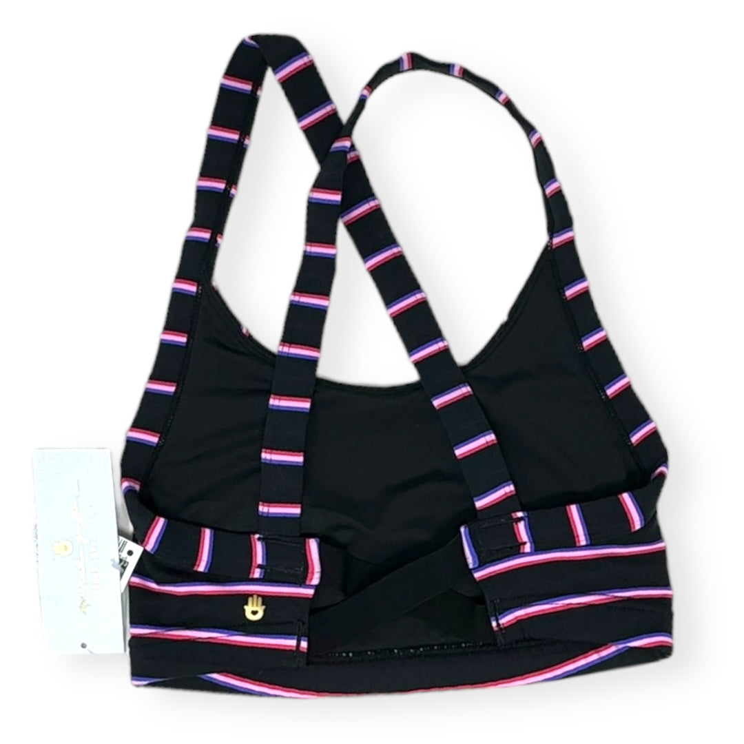 Striped Pattern Athletic Bra Spiritual Gangster, Size Xs