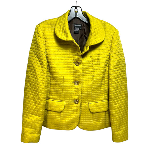 Jacket Puffer & Quilted By Chapter One In Chartreuse, Size: 6